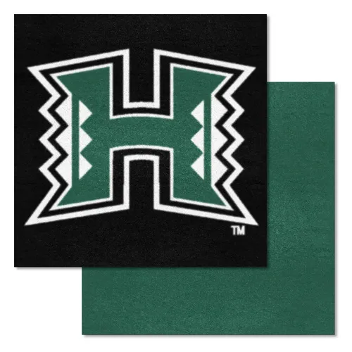 Fan Mats Hawaii Rainbows Team Carpet Tiles - 45 Sq Ft.