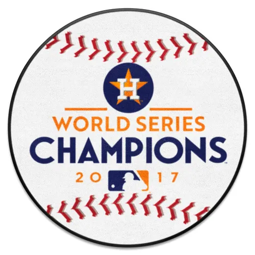 Fan Mats Houston Astros 2017 Mlb World Series Champions Baseball Rug - 27In. Diameter