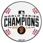 Fan Mats San Francisco Giants 2014 Mlb World Series Champions Baseball Rug - 27In. Diameter