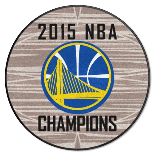 Fan Mats Golden State Warriors 2015 Nba Champions Basketball Rug - 27In. Diameter