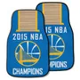 Fan Mats Golden State Warriors 2015 Nba Champions Front Carpet Car Mat Set - 2 Pieces