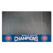 Fan Mats Chicago Cubs 2016 World Series Champions Vinyl Grill Mat - 26In. X 42In.