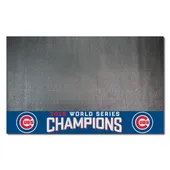 Fan Mats Chicago Cubs 2016 World Series Champions Vinyl Grill Mat - 26In. X 42In.