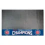 Fan Mats Chicago Cubs 2016 World Series Champions Vinyl Grill Mat - 26In. X 42In.