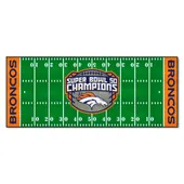 Fan Mats Denver Broncos Field Runner Mat - 30In. X 72In., 2016 Super Bowl L Champions