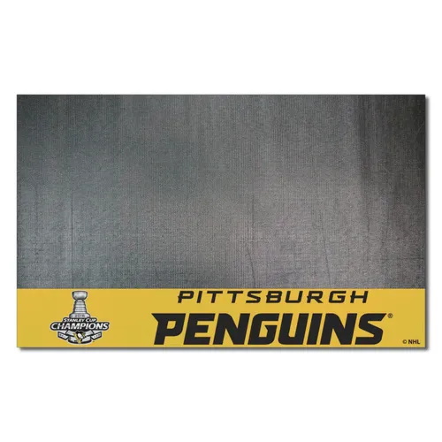 Fan Mats Pittsburgh Penguins Vinyl Grill Mat - 26In. X 42In., 2016 Nhl Stanley Cup Champions