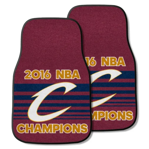 Fan Mats Cleveland Cavaliers 2016 Nba Champions Front Carpet Car Mat Set - 2 Pieces