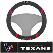 Fan Mats Houston Texans Embroidered Steering Wheel Cover