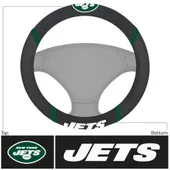 Fan Mats New York Jets Embroidered Steering Wheel Cover