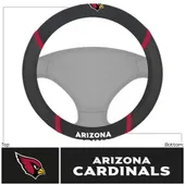 Fan Mats Arizona Cardinals Embroidered Steering Wheel Cover