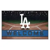 Fan Mats Los Angeles Dodgers Rubber Door Mat - 18In. X 30In.