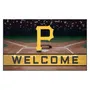 Fan Mats Pittsburgh Pirates Rubber Door Mat - 18In. X 30In.