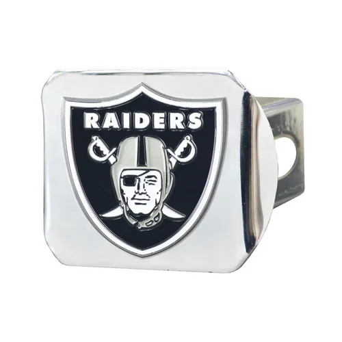 Fan Mats Las Vegas Raiders Hitch Cover - 3D Color Emblem