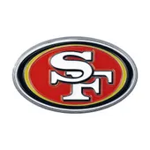 Fan Mats San Francisco 49Ers 3D Color Metal Emblem