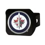 Fan Mats Winnipeg Jets Black Metal Hitch Cover - 3D Color Emblem