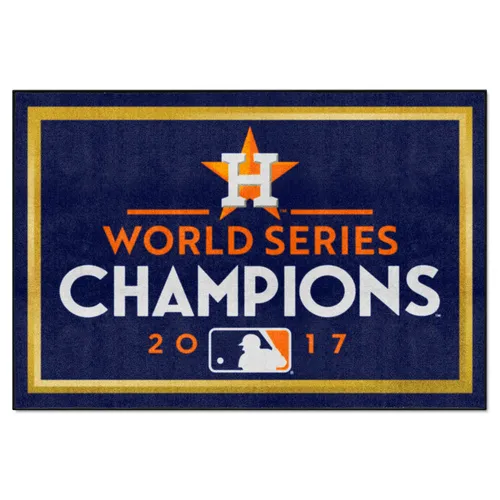 Fan Mats Houston Astros 2017 Mlb World Series Champions 5Ft. X 8 Ft. Plush Area Rug