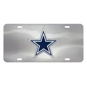 Fan Mats Dallas Cowboys 3D Stainless Steel License Plate