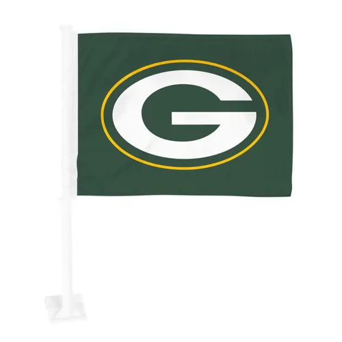 Fan Mats Green Bay Packers Car Flag Large 1Pc 11" X 14"