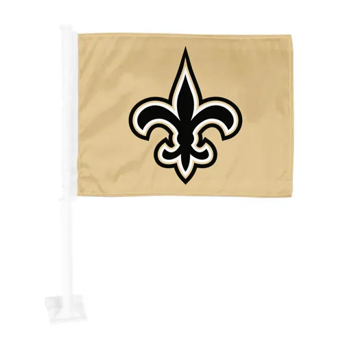 Fan Mats New Orleans Saints Car Flag Large 1Pc 11" X 14"