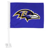 Fan Mats Baltimore Ravens Car Flag Large 1Pc 11" X 14"