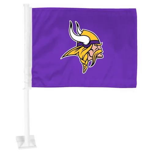 Fan Mats Minnesota Vikings Car Flag Large 1Pc 11" X 14"