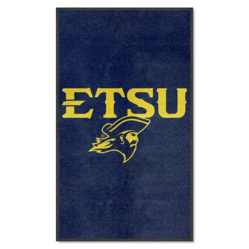 Fan Mats East Tennessee 3X5 High-Traffic Mat With Durable Rubber Backing - Portrait Orientation