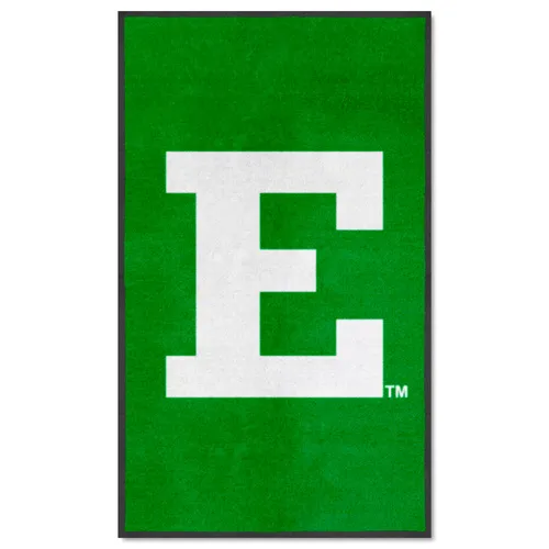 Fan Mats Eastern Michigan 3X5 High-Traffic Mat With Durable Rubber Backing - Portrait Orientation