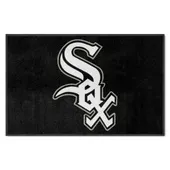 Fan Mats Chicago White Sox 4X6 High-Traffic Mat With Durable Rubber Backing - Landscape Orientation