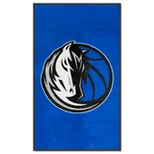 Fan Mats Dallas Mavericks 3X5 High-Traffic Mat With Durable Rubber Backing - Portrait Orientation