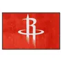 Fan Mats Houston Rockets 4X6 High-Traffic Mat With Durable Rubber Backing - Landscape Orientation