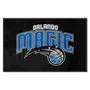 Fan Mats Orlando Magic 4X6 High-Traffic Mat With Durable Rubber Backing - Landscape Orientation