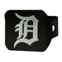 Fan Mats Detroit Tigers Black Metal Hitch Cover With Metal Chrome 3D Emblem