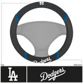 Fan Mats Los Angeles Dodgers Embroidered Steering Wheel Cover