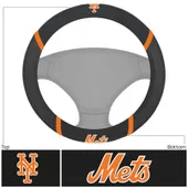 Fan Mats New York Mets Embroidered Steering Wheel Cover