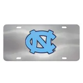 Fan Mats North Carolina Tar Heels 3D Stainless Steel License Plate