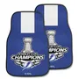 Fan Mats Pittsburgh Penguins Front Carpet Car Mat Set - 2 Pieces, 2018 Nhl Stanley Cup Champions