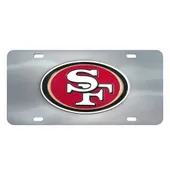 Fan Mats San Francisco 49Ers 3D Stainless Steel License Plate