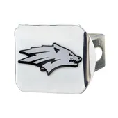 Fan Mats Nevada Wolfpack Chrome Metal Hitch Cover With Chrome Metal 3D Emblem