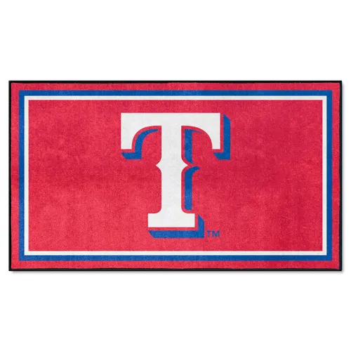 Fan Mats Texas Rangers 3Ft. X 5Ft. Plush Area Rug