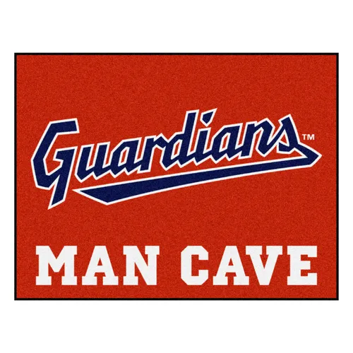 Fan Mats Cleveland Guardians Man Cave All-Star Rug - 34 In. X 42.5 In.