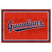 Fan Mats Cleveland Guardians 5Ft. X 8 Ft. Plush Area Rug