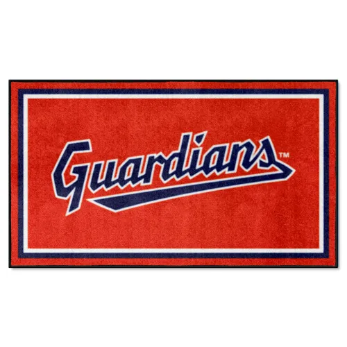 Fan Mats Cleveland Guardians 3Ft. X 5Ft. Plush Area Rug