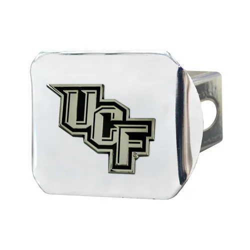 Fan Mats Central Florida Knights Chrome Metal Hitch Cover With Chrome Metal 3D Emblem