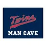 Fan Mats Minnesota Twins Man Cave All-Star Rug - 34 In. X 42.5 In.