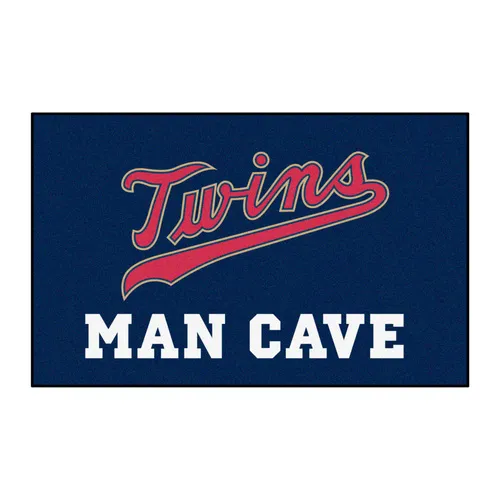 Fan Mats Minnesota Twins Man Cave Ulti-Mat Rug - 5Ft. X 8Ft.