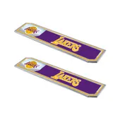 Fan Mats Los Angeles Lakers 2 Piece Heavy Duty Aluminum Embossed Truck Emblem Set