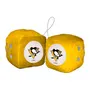 Fan Mats Pittsburgh Penguins Team Color Fuzzy Dice Decor 3" Set