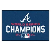 Fan Mats Atlanta Braves 2021 Mlb World Series Champions Starter Mat Accent Rug - 19In. X 30In.