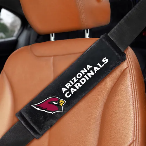 Fan Mats Arizona Cardinals Embroidered Seatbelt Pad - 2 Pieces