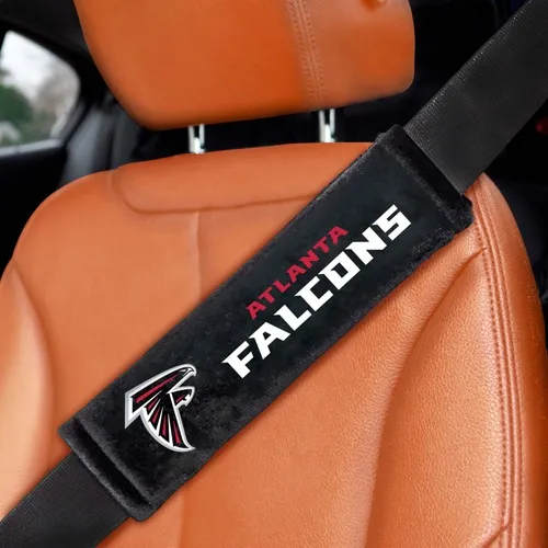 Fan Mats Atlanta Falcons Embroidered Seatbelt Pad - 2 Pieces